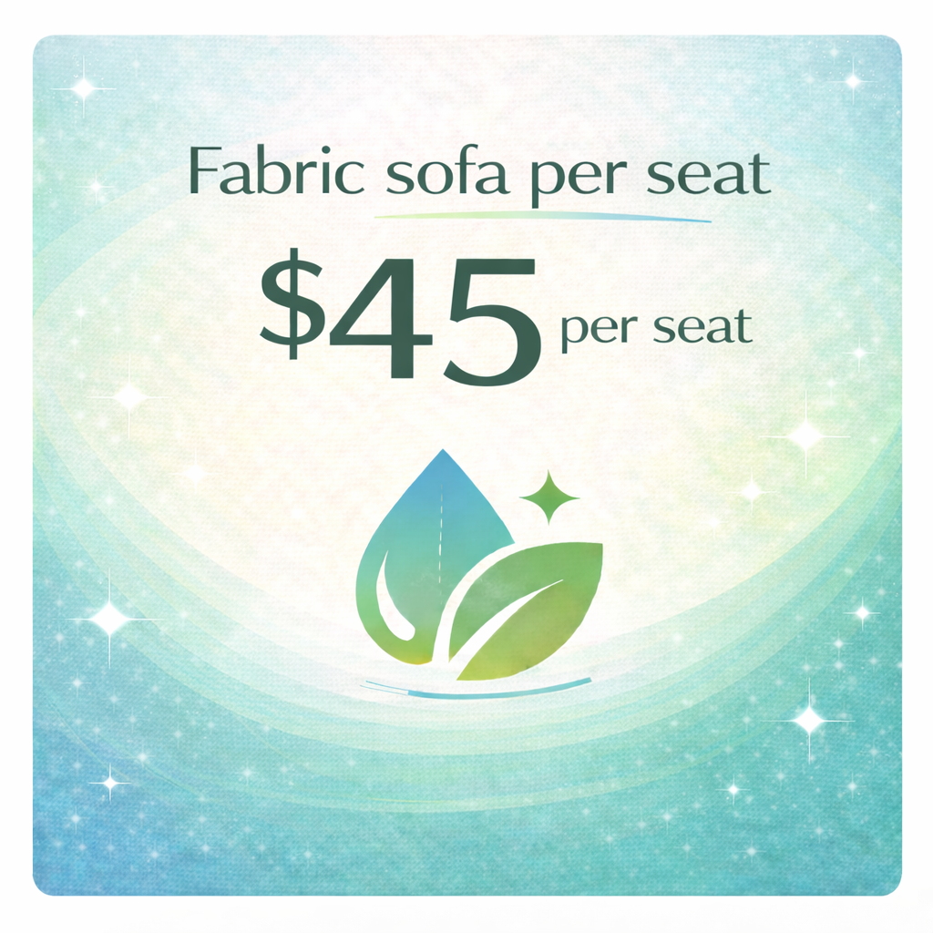 Fabric sofa (per seat)